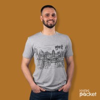 mumbai-line-art-t-shirt-grey