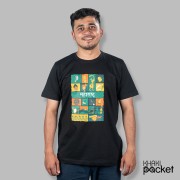 Maharashtra Line Art T-Shirt 